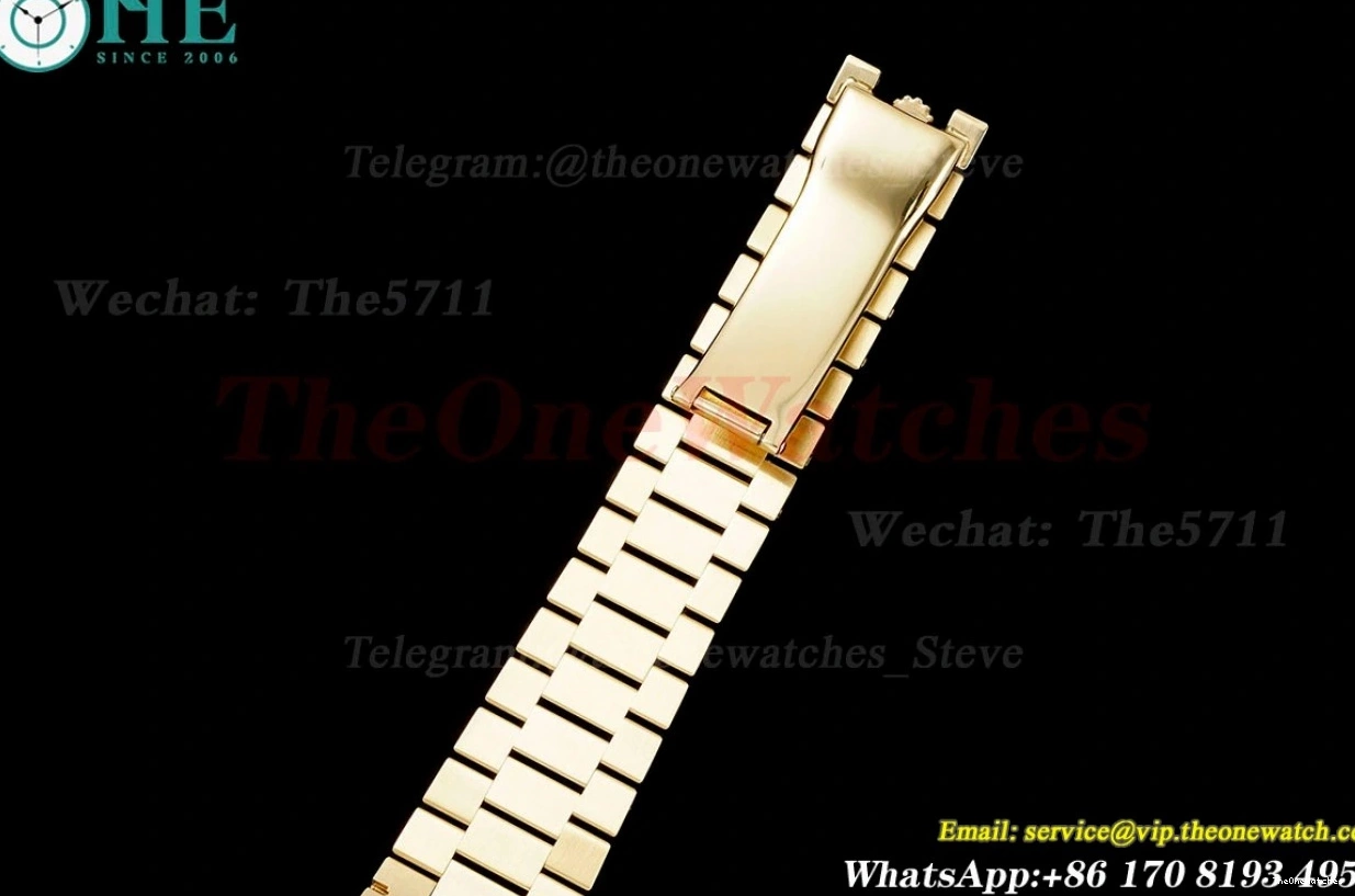 JDF (Gain Black 228238 YG DayDate VR3255 Dial V4 Textured 40mm YG Weight) 1204